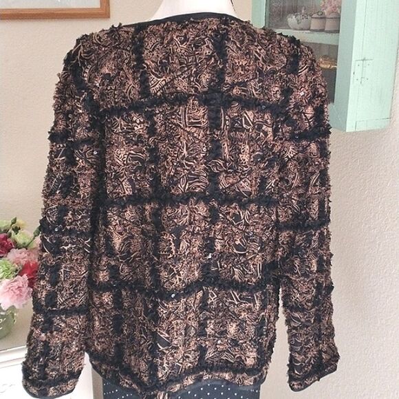 Chico's Embellished and Textured Jacket - Picture 5 of 10